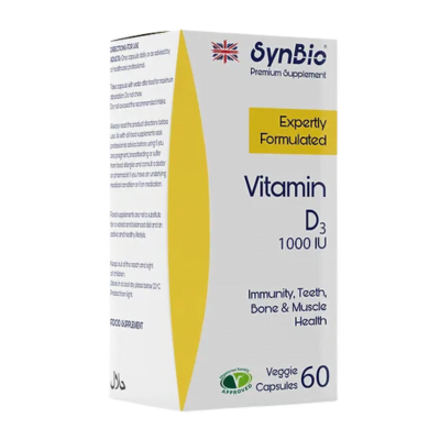 Synbio Capsule Synbio Premium Vitamin D 1000 Iu 60 | Tabi Health Pharmacy